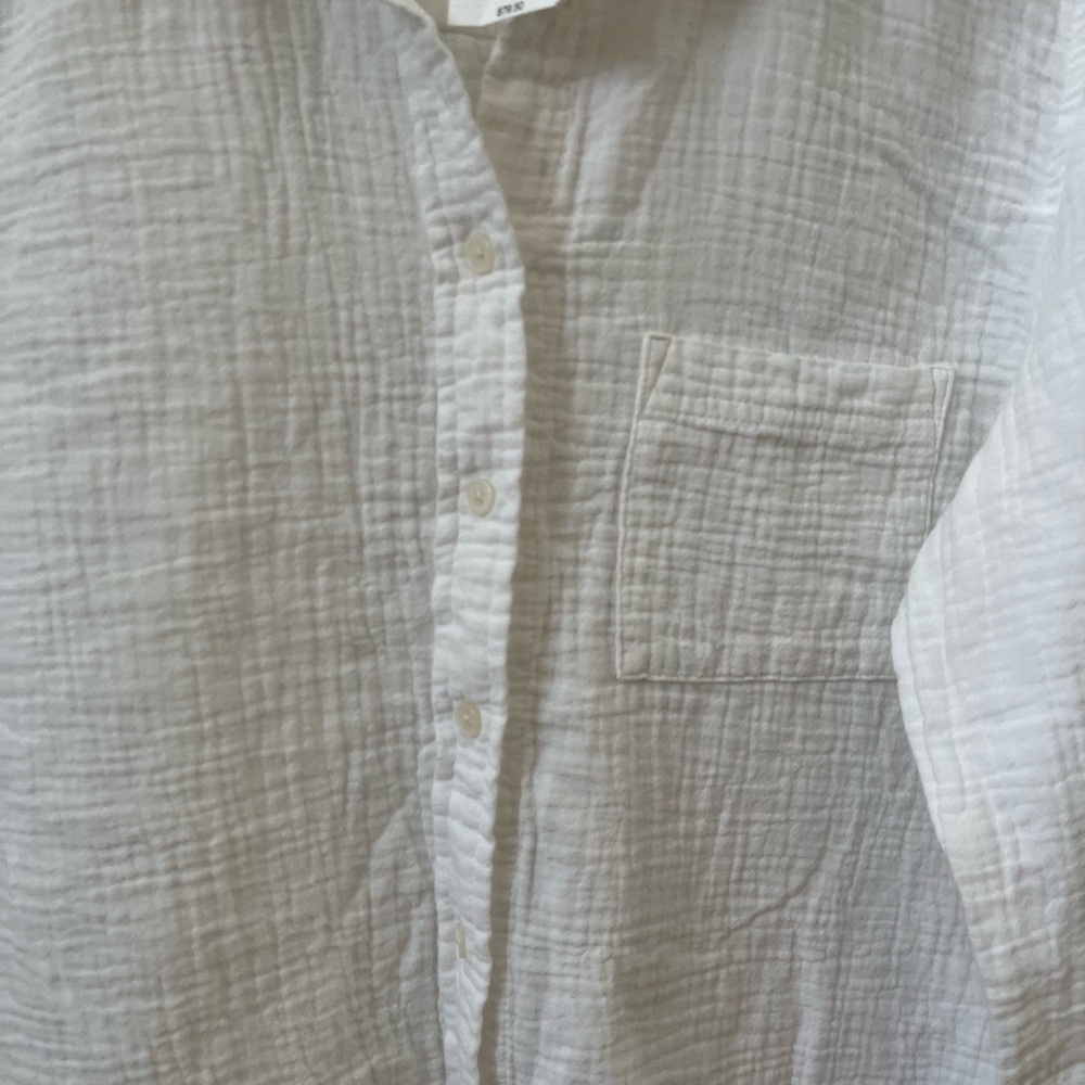 NWT⭐️ J. Crew Double Gauze Button Up Long Sleeve Shirt Sz S - Picture 3 of 7